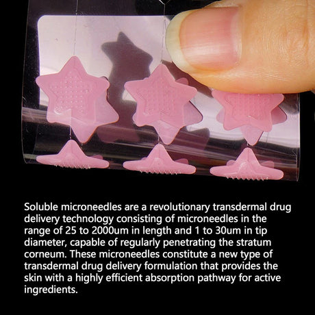 Water Soluble Salicylic Acid Removal Acne Stickers Microneedles Blemish Face Treatment Healing Skin Patches Care Tools