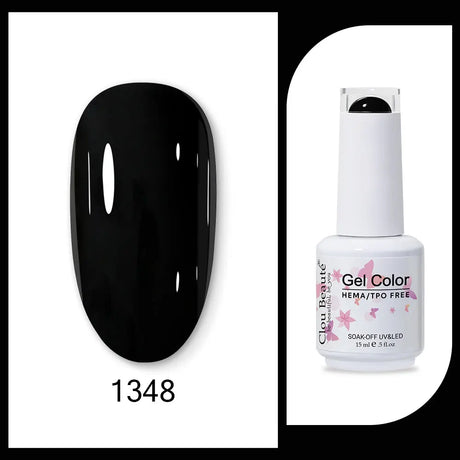 Clou Beaute Gel Color Hema TPO Free 15ml Gel Nail Varnish Soak Off UV Gel Polish Nail Art Manicure Lacquer Nail Art Jelly Gel