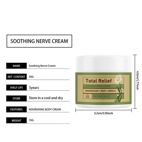Magnesium Cream for Muscle & Nerve-Relief Moisturizing Body Massage Creambody Care and Moisturizing 2-in-1 Daily Care