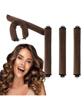 Heatless Hair Curling Rod Headband No Heat Soft Flexi Rollers Lazy Curls with Hook Sleeping Hair Styling Tool for Natural Look