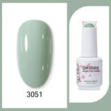 Clou Beaute 15ml HEMA TPO FREE Gel Nail Polish Bright Dark Army Green Gel Lacquer Semi Permanent Art Organic  Nail Gel Varnish