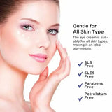 Instant Eye Cream For Anti Aging Dark Circles Bags Puffiness Great Under Eye Skin Face Tightening Eye Lift Treatment Care