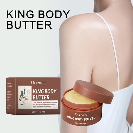 OceAura King Body Butter Body Moisturizer Winter Hydration, Moisturization,  Skincare Relieve Dryness, Softness, 4 oz