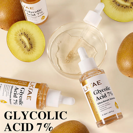 LKIAE Lightening Face Serum, Reduce Dark Spots Essence, With Centella Asiatica Extract, Fruit Acids, Niacinamide, 50ml/1.69 oz