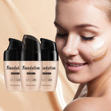 LAIKOU Liquid Foundation 3 Shades Waterproof Hydrating Full Coverage Long Lasting Natural Matte Face Makeup Base 30ml