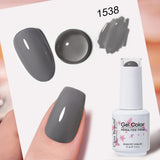 Clou Beaute Grey Color Nail Gel Polish Full Coverage Nail Polish Dark Red Gel Lacquer Varnish Vernis Semi Permanent Nail Art