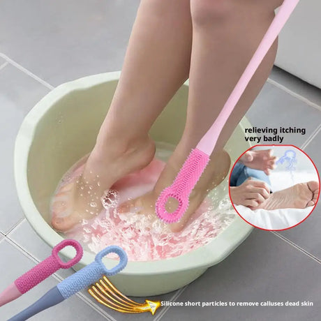 Multi-Functional Foot Scrub Brush Foot Exfoliator Itch Relief Stone Dead Skin Removal Household  ﻿