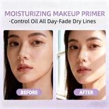 Collagen 2-in-1 Primer & Sunscreen Spf 50, Dual Chamber Face Primer with Collagen Sun Protection & Makeup Base for Flawless Skin