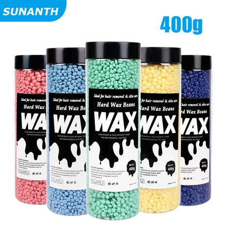 200g/400g Canning Hard Wax Beans For Men And Women Body Hair Removal Depilatory Wax For Wax Heater Kit For Wax Heater Machine