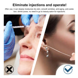 60Pcs Gold Protein Line Fade Wrinkle Firming Facial No Needle Absorbable Smoothing Hydrolyzed Collagen Thread Serum