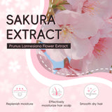 LAIKOU Japan Sakura Shampoo Repair Anti Split Ends Smooth Frizz Dry Hair