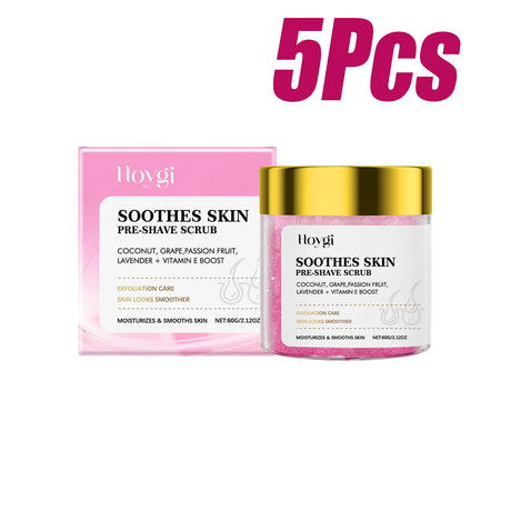 Pre-Shave & Exfoliating Body Scrub Remove Dead Skin Smoothing Moisturizing Gentle Cleansing Pre-Shave Care Smooths Skin Texture