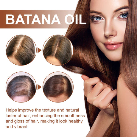 Batana Oil Hair Conditioner Smoothing Shine Soft Hair Serum Hair Care Smooth Hydrating Repair Damaged Frizzy Dry Hair Treatment