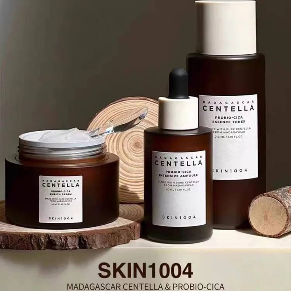 SKIN1004 Centella Probio-Cica Intensive Ampoule & Cream Set Diminishes Fine Lines Barrier Aging Eye Cream Repair Hydration Skin