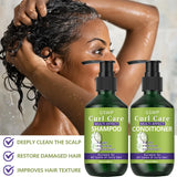 GSWP Curly Hair Care Shampoo and Conditioner Set, Is Moisturizing Properties and Deeply Nourishes and Cares for Curly Hair.200ml