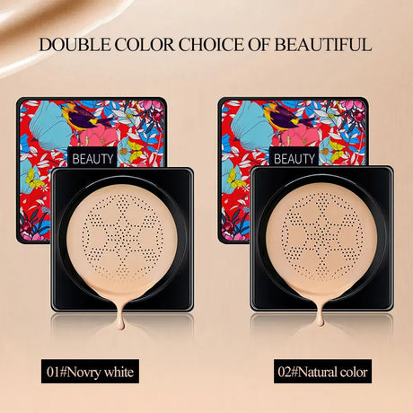 CC Cream Magic Foundation Mushroom Head Air Cushion Waterproof Brighten Foundation Cream Women Base Makeup Face Korean Cosmetics