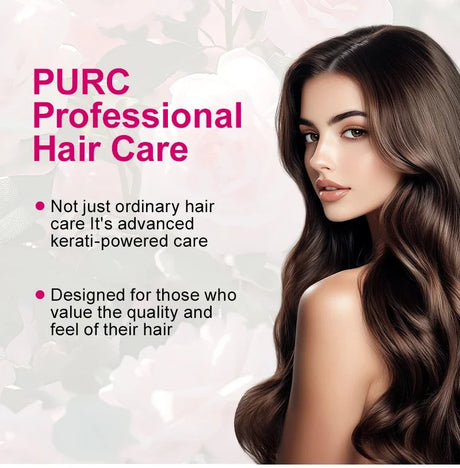 PURC Keratin Reconstruction Hair Mask Smoothing Softness Reduces Dryness Frizz Collagen Nourish Hair Conditioner 200g