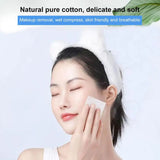 1 Set Disposable Pearl Pattern Makeup Cotton Wipes Soft Remover Pads Facial Cleaning Cosmetic Cotton Pads