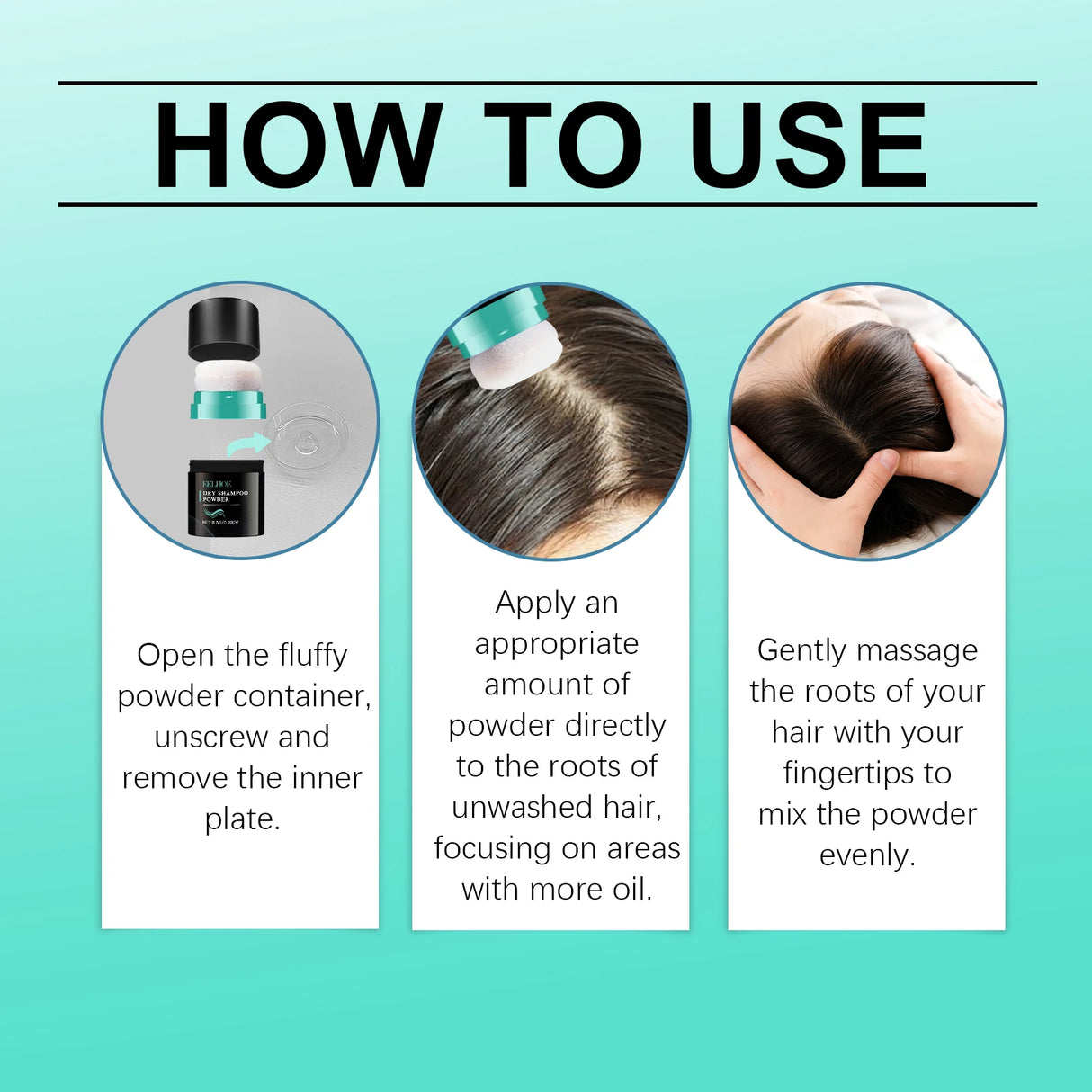 EELHOE Dry Shampoo Powder for Volumizing Hair - Oil Control, Refreshing Hair Quality, No-Rinse, Matte Finish, Dry Shampoo 8.5g