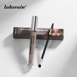 Lakerain Waterproof Eyebrow Gel Long Lasting Highly Pigmented Liquid Eyebrow Makeup Sweatproof Natural Black Brown