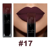 Pudaier 21 Color Lip Gloss Waterproof Matte Liquid Lipstick Moisturizing Lip Gloss Lip Makeup Beauty Cosmetics