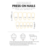 30pcs Japenese Series False Nail Cute Cartoon Monkey Flower Heart Pearl Decor Press On Nails Sweet Ballet French Style Fake Nail