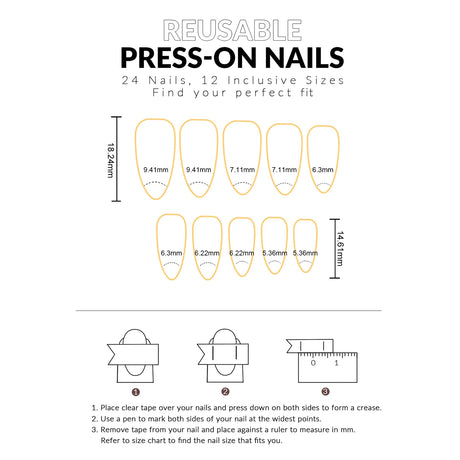 30pcs Japenese Series False Nail Cute Cartoon Monkey Flower Heart Pearl Decor Press On Nails Sweet Ballet French Style Fake Nail
