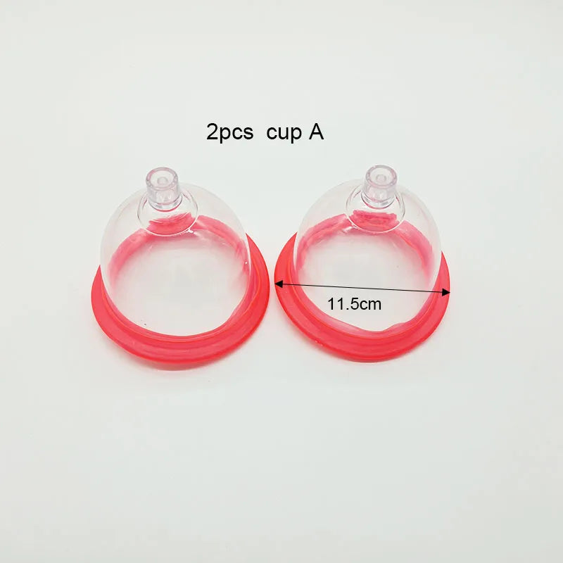 Electric Chest Massage Machine Vacuum Suction Breast Enlargement Device Buttock Firm Lifting Cupping Butt Enhancer Pump Cup
