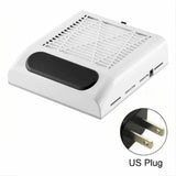 Nail Dust Collector Manicure Machine Tools Strong Power Nail Vacuum Cleaner With Remove Filter Nail Extractor Fan Nail Art Tool