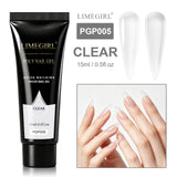 LIMEGIRL 25Colors Poly Extension Nail Gel For Nails Art Acrylic Manicure Design UV Varnishes Semi Permanent Quick Extension Gel