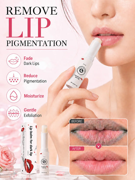 Lighten & Repair Dark Lips Lip Balm Reduce Lip Pigment Deposition Exfoliate Hydrating Lip Treatment
