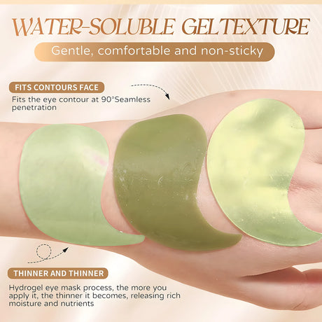 60pcs seaweed hyaluronic acid eye mask to remove dark circles collagen eye patch facial care products