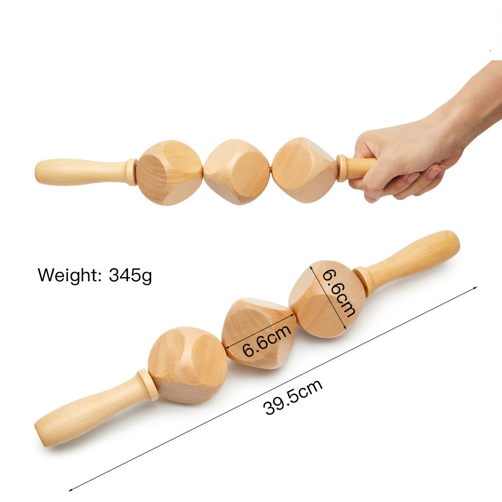Wood Massage Maderoterapia Massager Roller Anti Cellulite Slimming Gua Sha Massager For Body Back Foot Masajeador