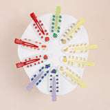 10pcs Candy Color Fruit Hair Bang Clip Summer Hairpin No Crease Hair Side Clamp For Girls Beauty Styling Accessories Set