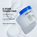 Zero Pore Toner Pads Control Oil Reduce Sebum Exfoliate Deep Clean Refines Pores Antioxidant Skincare Treatment  skincare korean