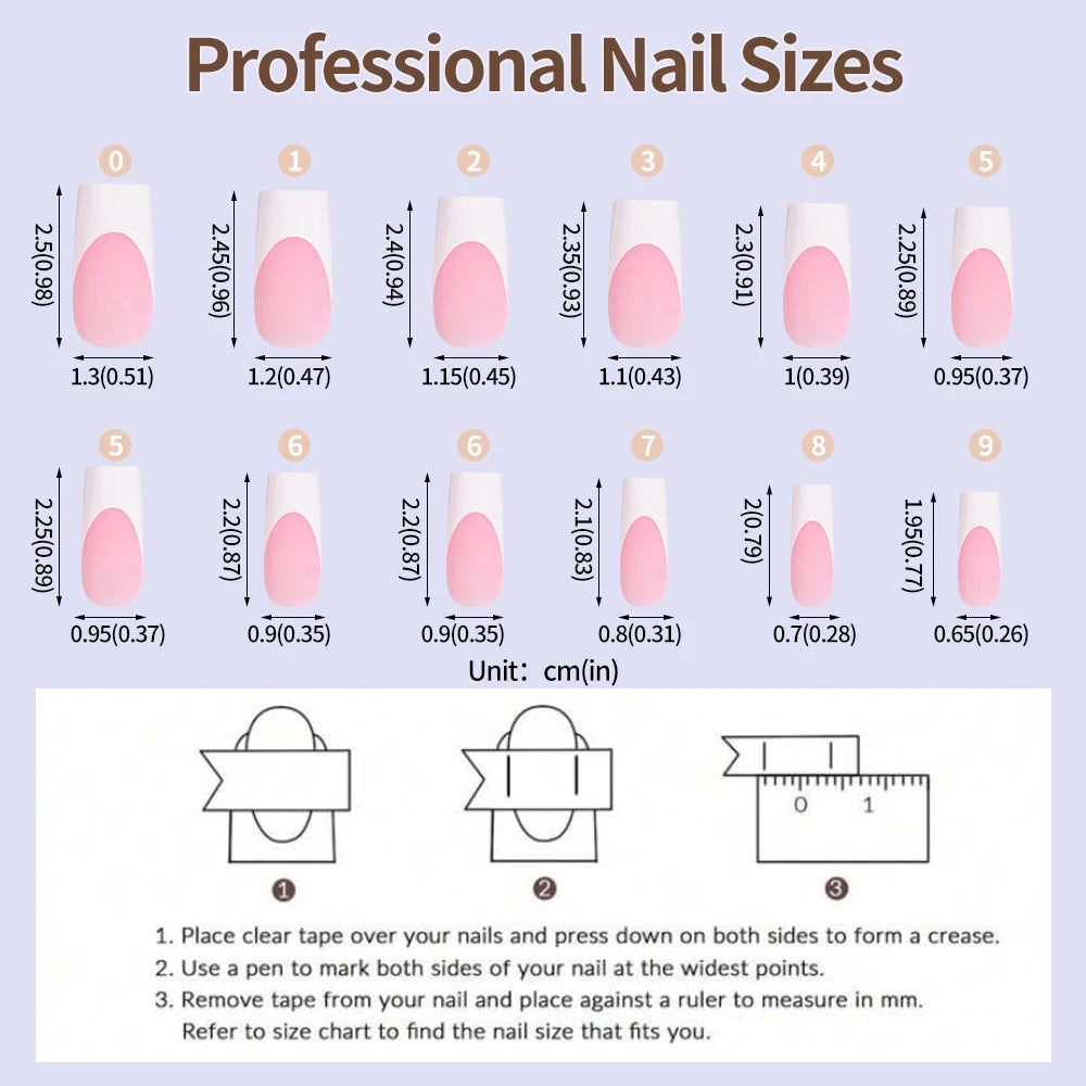 120/150pcs Matte White French Gel Nail Tips Medium Almond Nude Press On Nails 0.75-2.6cm Pink/Nude ABS Soft Gel Nail Flase Tips