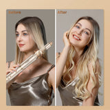 8 in 1 Hair Dryer Brush High Speed Brushless Blow Dryer Negative Ionic Hair Heating Brush Hot Air Styling Comb Auto Hair Curle