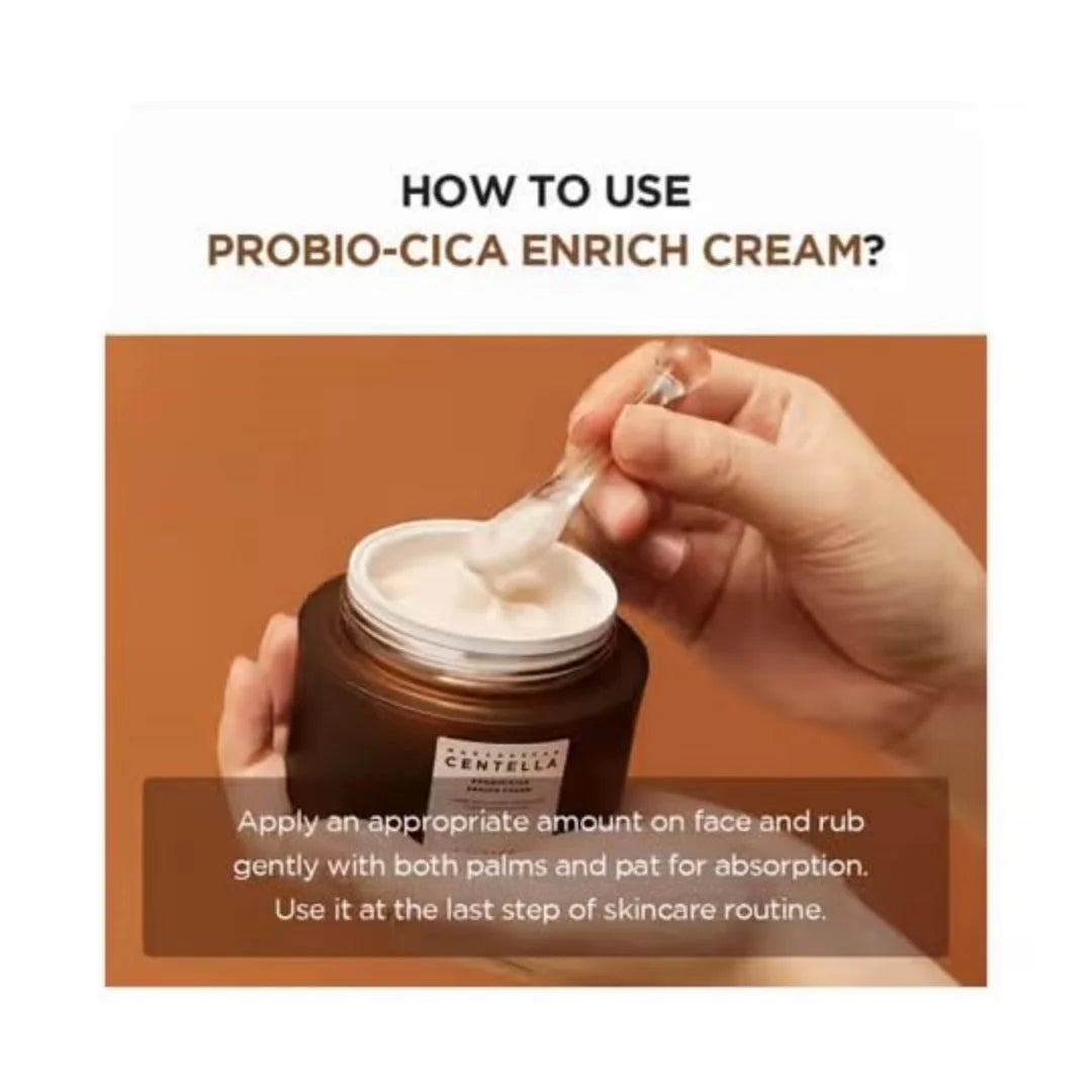 SKIN1004 Centella Probio-Cica Intensive Ampoule & Cream Set Diminishes Fine Lines Barrier Aging Eye Cream Repair Hydration Skin