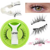 1 Pair Magnetic Eyelashes Set Reusable Easy to Use Eyelash Extension Tools Natural Curler False Eyelashes With Magnetic Tweezers