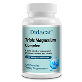 Triple Magnesium Complex Capsules, Supports Bone Strength, Muscle Relaxation, Cardiovascular Wellness and Night Sleep Quality