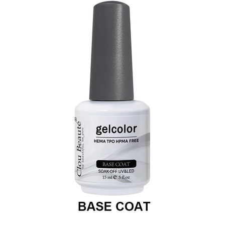 Clou Beaute Gel Color Hema TPO Free 15ml Gel Nail Varnish Soak Off UV Gel Polish Nail Art Manicure Lacquer Nail Art Jelly Gel