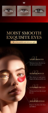 Red Pomegranate Eye Mask, a Multi-Effect Care Product with Moisturizing and Nourishing Properties, Can Effectively Improve Dark Circles Around the Eyes, Reduce Dry Lines and Fine Lines on the Skin Around the Eyes, and Make th