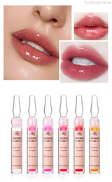 6 Colors Lip Plumping Gloss Instant Lip Plumper Extreme Volume Serum Oil Moisturizing Sexy Plump Lips Korean Makeup Products