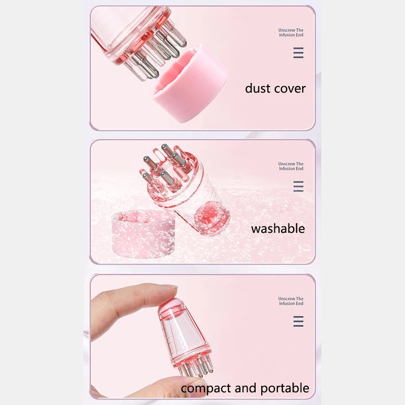Empty 6ml Scalp Applicator Mini Head Massager Roller Ball Brush for Hair Growth Oil Medicine Liquid Applicator Massage Comb