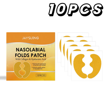 Wrinkle Removal Patch Hyaluronic Nasolabial Folds Face Lifting Sticker Firming Forehead Fine Lines Gel Anti-Aging Collagen Mask