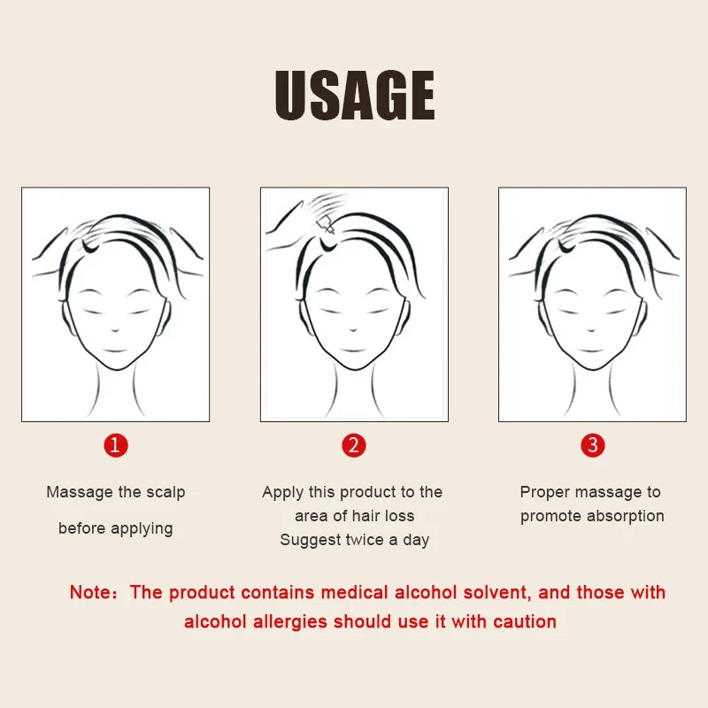 Zhang Guang 101 Ginseng Nourishing Liquid TCM Formula 120ml Anti Hair Loss Hair Growth Regrowth Tonic Alopecia Areata Buster