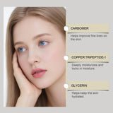 Copper Peptide Serum Hyaluronic Acid Tighten Skin Barrier Repair Deep Hydration Antioxidant Sensitive Dry Skin Face Serum 30ml