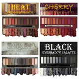 12 Color Matte Eyeshadow Plate Eye Makeup Waterproof Durable Sequins Metal Earth Color Natural Eye Shadow Makeup