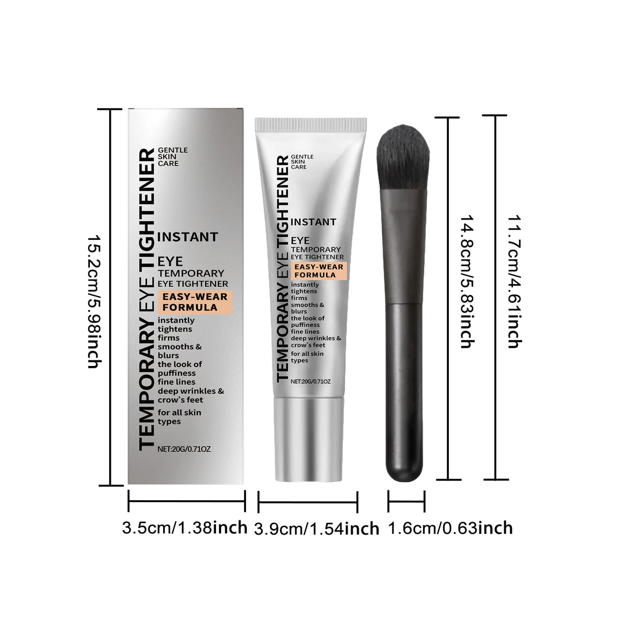 Eye Tightener Cream Remove Dark Circles Eye Bags Lifting Firming Eye Skin Wrinkle Elimination Reduces Puffiness Eye Repair Cream