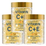 Vitamin C+E Anti-Wrinkle Skincare Cream with Retinol & Hyaluronic Acid for Moisturizing, Protecting & Smoothing Skin.